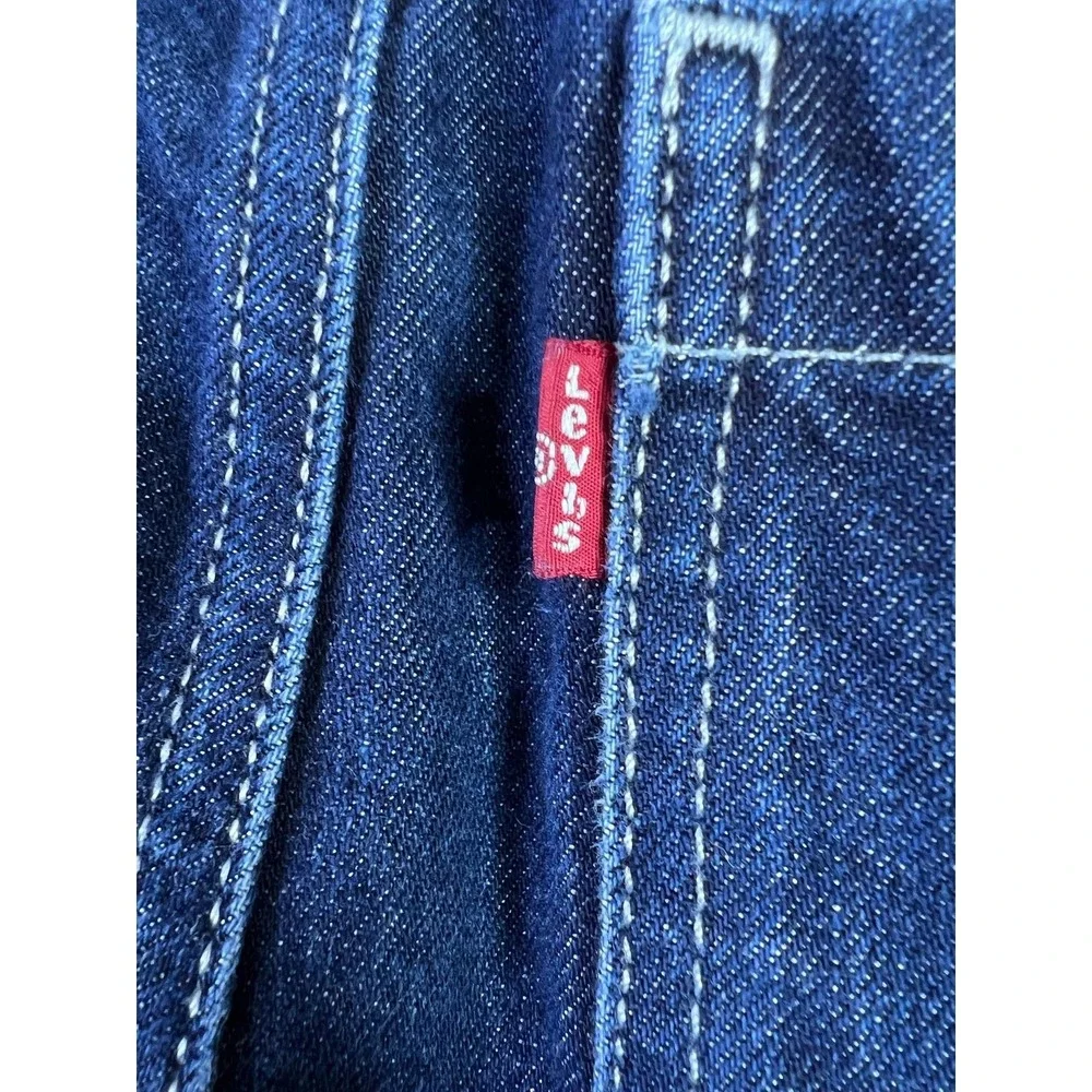 Levis Jeans Mens 30x30 Blue Relaxed Tapered Carpenter Utility Zip Fly Denim